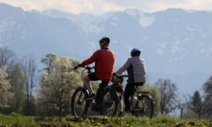 E Bike Tour mit bequemen Sattel