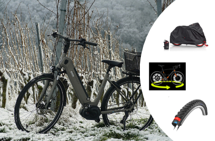 E Bike im Winter fahren