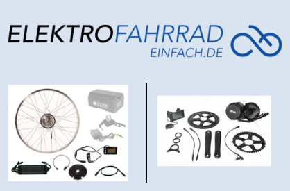 ELFEi Umbausatz Test Vorderrad Mittelmotor Hinterrad