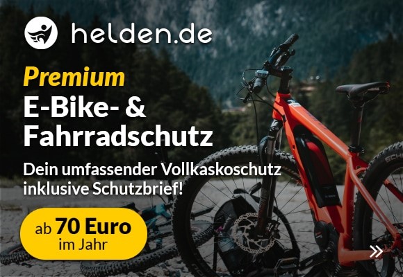 E Bike Versicherung helden.de 