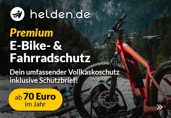 E Bike Versicherung helden.de 