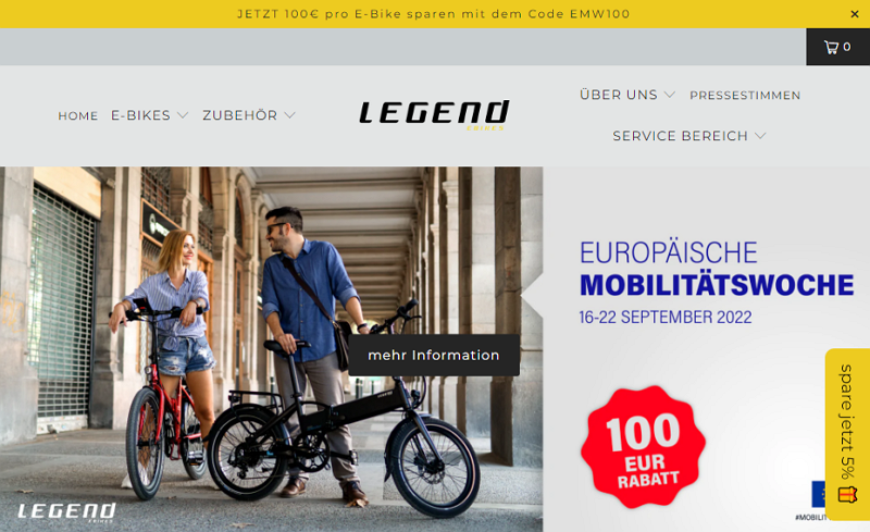 E Bikes Legend Klapprad Erfahrung